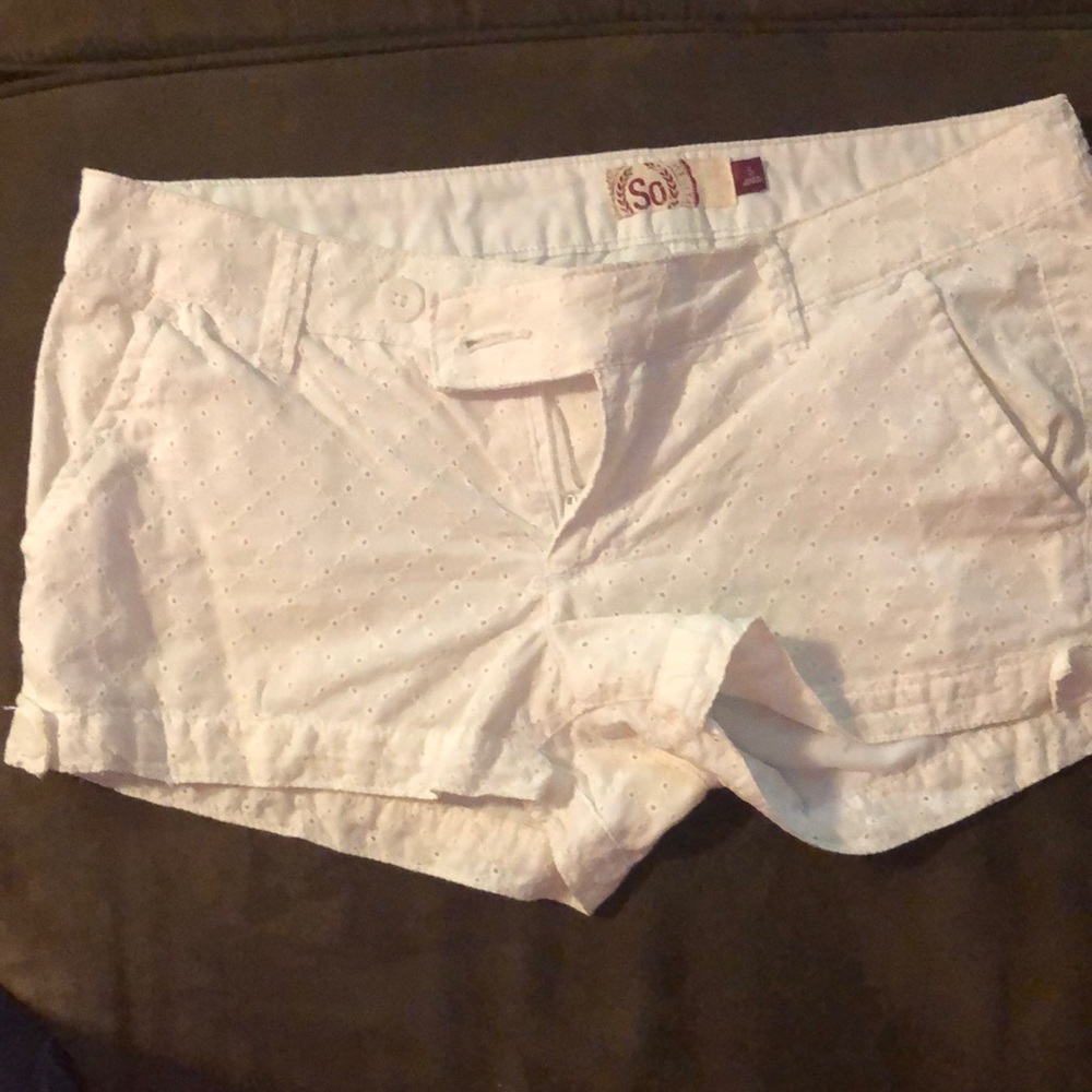 White Shorts
